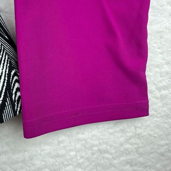 Prana Lorelei Sun Top Size S UPF 50+ Rash Guard Slim Colorful Abstract Swim Surf - Picture 3 of 10